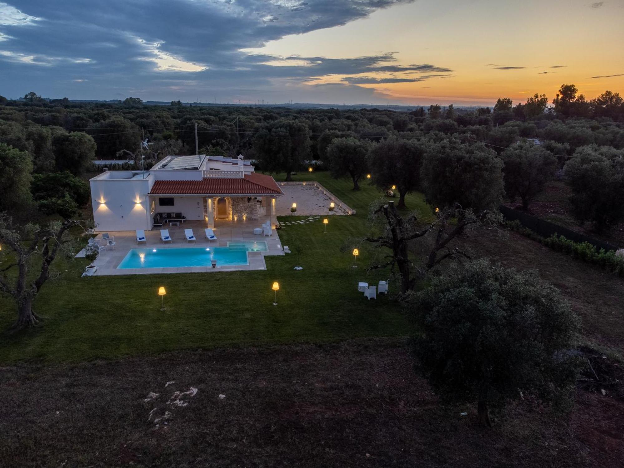 La Carezza Del Sole - Private Villa Francavilla Fontana Kültér fotó